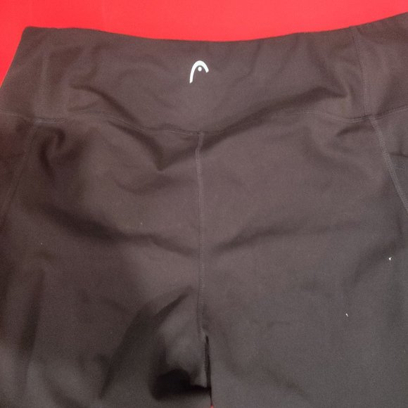 Head  3/4 leggings black women's size XL - Picture 4 of 6